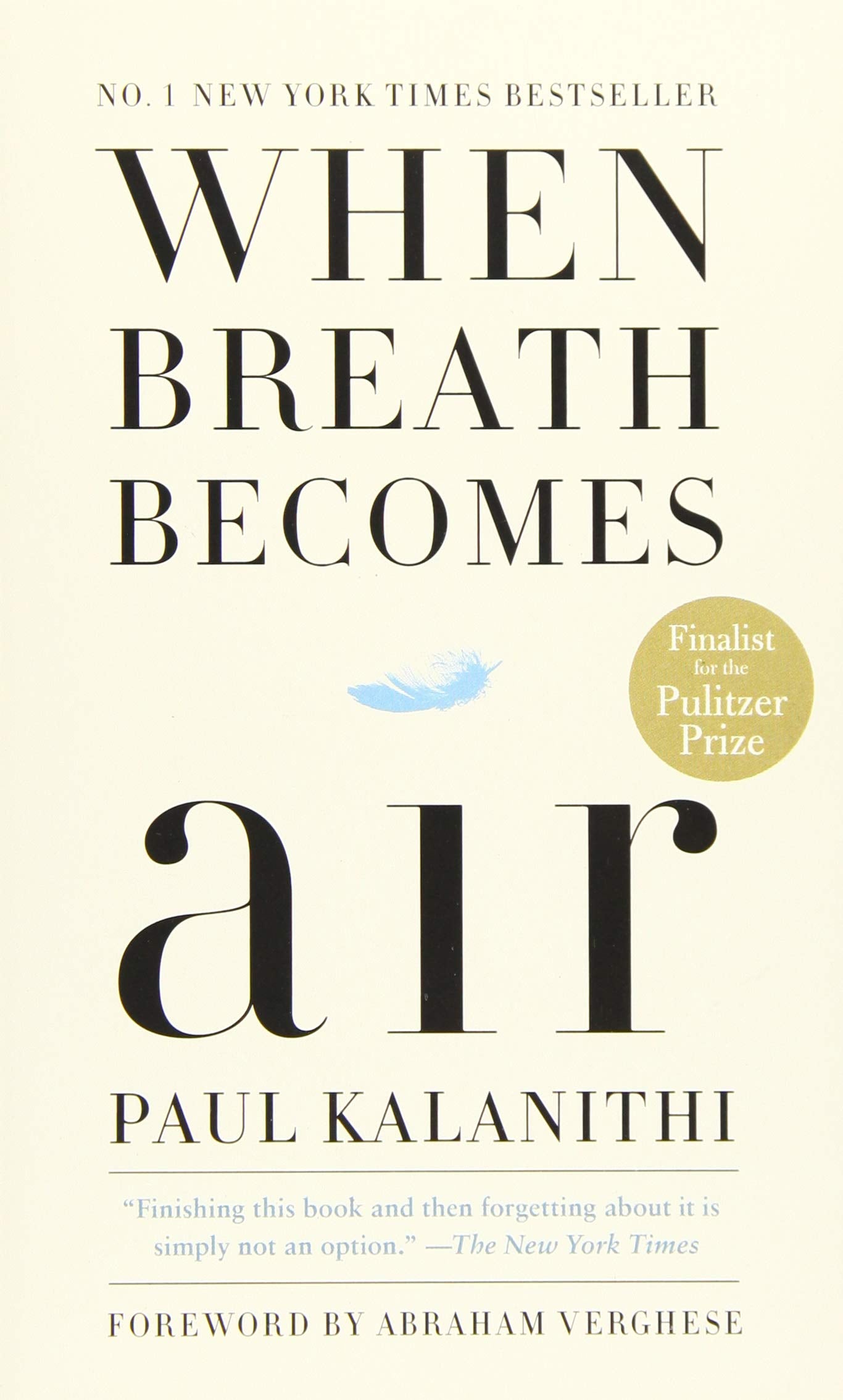 When Breath Becomes Air book cover